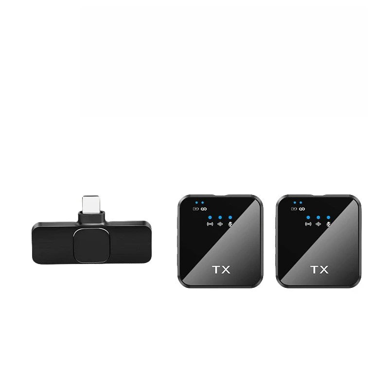 Microfone de Lapela Sem Fio 3 em 1 – Para Lives, Entrevistas e Gravações com Cancelamento de Ruído
