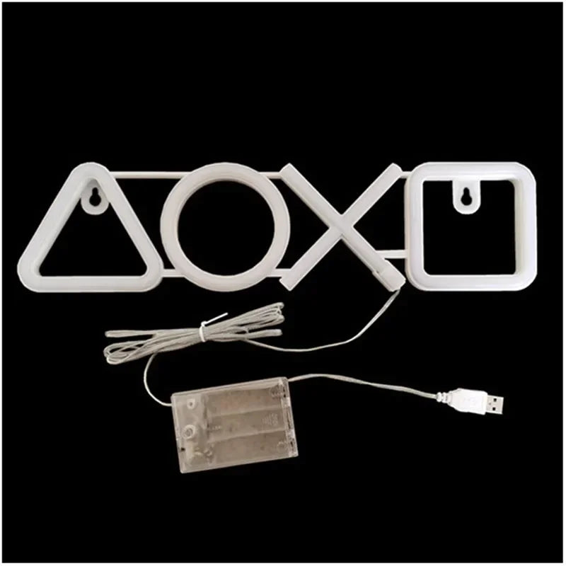 Neon Decorativo USB – Luz LED com Interruptor para Quarto Gamer, Sala de Estar ou Quarto Juvenil