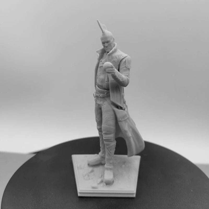 Miniatura Resina 1/24 (75mm) Caçador de Recompensas – Kit Modelo Não Pintado DIY Colecionáveis