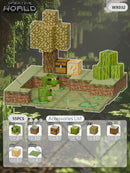 Kit de Blocos Magnéticos Estilo Pixel – Mundo Mine para Crianças 3+ | Brinquedo Educativo STEM com Cubos e Base de Montar