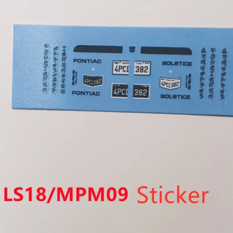 LS-18 Jazz – Robô de Metal Transformável 18cm (Versão KO MPM09 | Black Mamba)