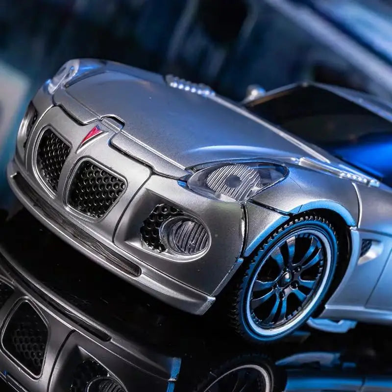 LS-18 Jazz – Robô de Metal Transformável 18cm (Versão KO MPM09 | Black Mamba)