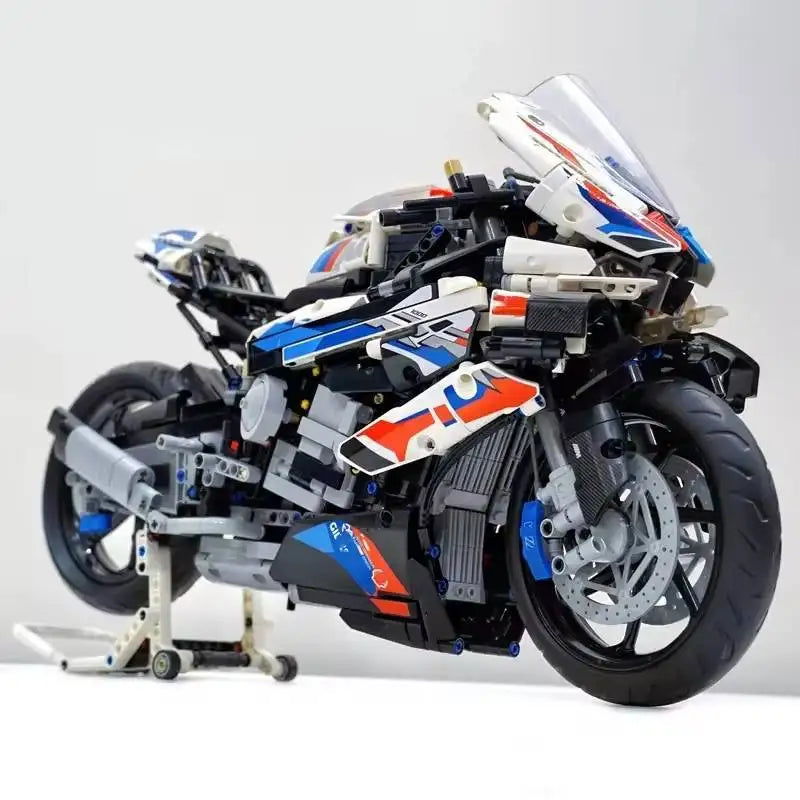 Moto de Corrida 1000RR – Blocos de Montar Técnicos 1920 Peças | Super Racing Motorcycle Building Set