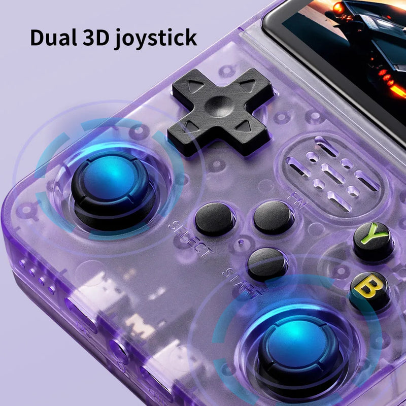 Console Retrô R36Plus – Tela 4.0" IPS, Linux OS, WiFi, Suporte 10+ Emuladores, Portátil para Jogos Clássicos
