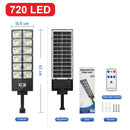 Luminária Solar LED para Áreas Externas – 7700LM, 720 LEDs, 3 Modos, Controle Remoto e à Prova d’Água | Ideal para Jardim e Rua