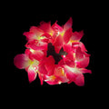 Tiara Coroa de Flores LED Havaiana – Headband Iluminado Glow para Festa, Casamento, Aniversário, Natal e Festival