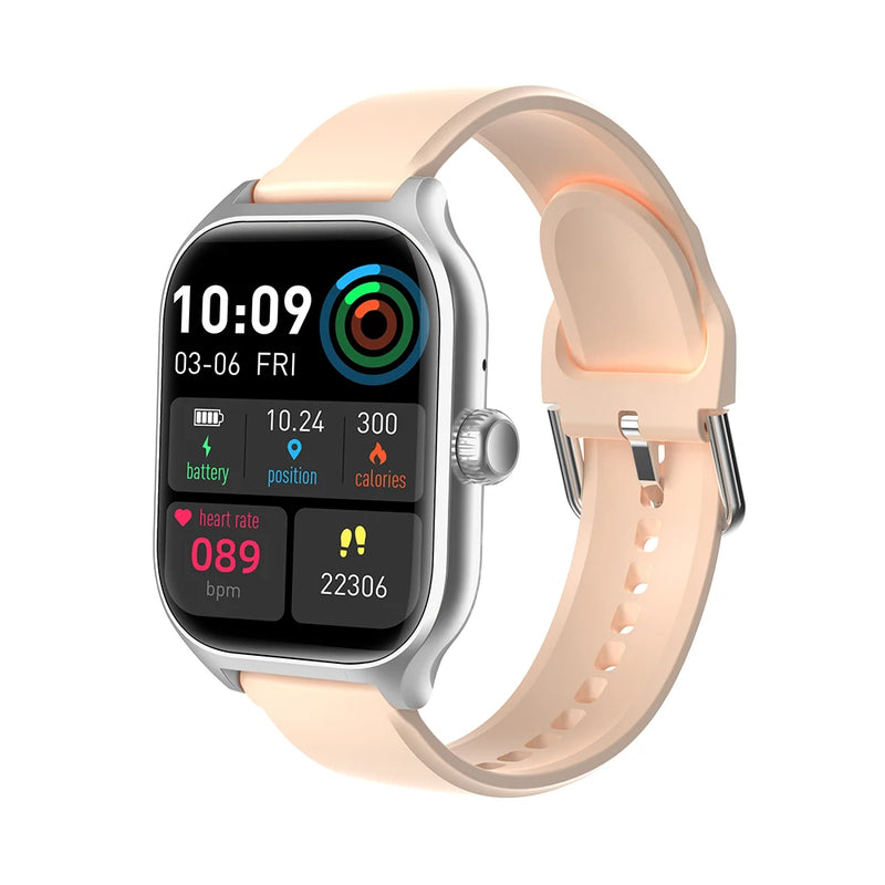Smartwatch 2024 Bluetooth Chamadas – Tela 1.73" Full Touch, À Prova d’Água, Relógio Inteligente Esportivo Unissex, Fitness Tracker PK GTS4 Pro