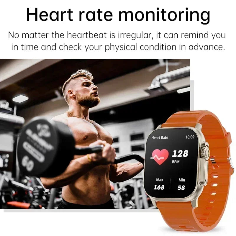 Smartwatch T900 U2 2025 – Tela 49mm, NFC, GPS, Chamadas Bluetooth, Música, Jogos e Carregamento Sem Fio | Para Homens e Mulheres