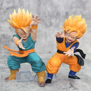 Figura Dragon Ball – Son Gohan & Trunks 15cm PVC Colecionável