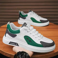 Tênis Masculino Casual em Couro – Estilo Moderno 2025 | Confortável para o Dia a Dia, Corrida e Esporte