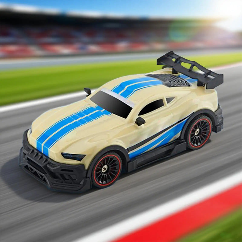 Carro de Controle Remoto RC 2.4G com Luzes – Brinquedo Educativo para Crianças, Diversão em Casa, Escola e Viagens