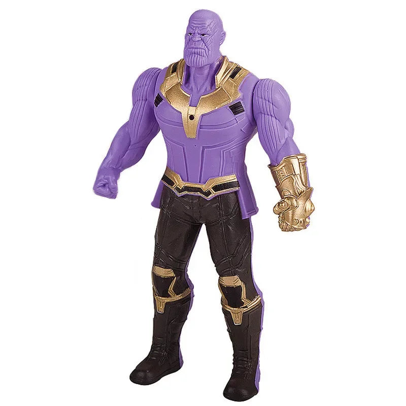 Boneco Articulado 17cm Marvel com Luz – Heróis: Capitão, Homem de Ferro e Aranha | Brinquedo Infantil e Colecionável