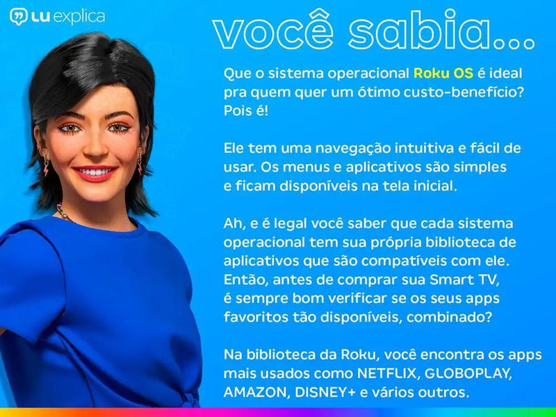 Smart TV Semp 32" HD LED 32R6610 – Wi-Fi Integrado, 3 HDMI, 1 USB, Qualidade e Conectividade para Sua Casa