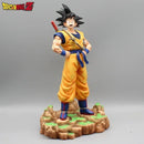 Estátua Goku Dragon Ball – Super Saiyajin com Nuvem Voadora | Figura Colecionável em PVC