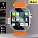 Smartwatch CDS9 Ultra com Câmera Giratória e 4G – Android 9.0, Google Play, Versão Global Original