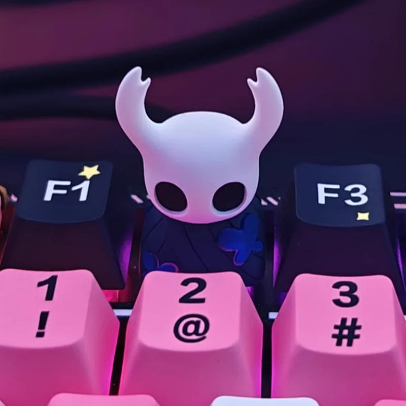 Keycap Anime Cavaleiro para Teclado Mecânico – Cherry Profile, 1 Peça, Acessório Gamer Personalizado para PC e Colecionadores
