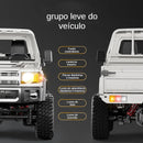 Caminhonete RC 4x4 Escala 1:12 ZWN MN82 PRO – Faróis Controláveis, 2.4G, Off-Road Potente, Brinquedo de Aventura para Crianças