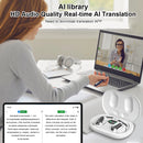 Fones Tradutores Inteligentes com IA – 144 Idiomas em Tempo Real, Fones Bluetooth 3 em 1 para Viagem, Estudos e Negócios