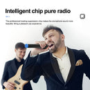 Microfone Sem Fio VHF 2 Canais – Profissional para Karaokê, Shows e Igreja