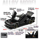 1:32 Dodge Challenger SRT Hellcat Redeye – Miniatura Esportiva em Liga Metálica com Som e Luz | Colecionável de Luxo