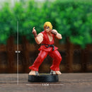 Action Figure Street Fighter – Ken Masters & Ryu Hoshi | Boneco Colecionável em PVC