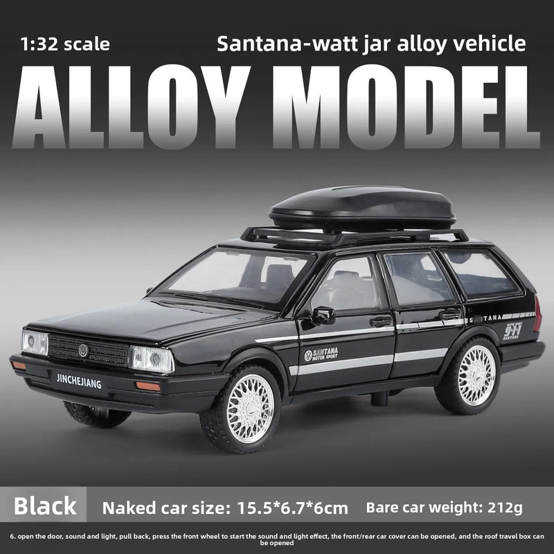 Modelo de Carro Diecast 1:32 VW SANTANA Wagon – Com Som e Luz