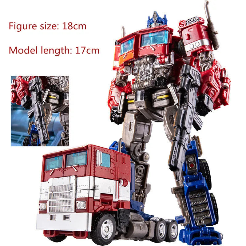 Action Figure Transformável YS04A – Robô Carro de Liga e Plástico – Inspirado em Anime e Filme – Presente de Aniversário para Crianças
