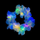 Tiara Coroa de Flores LED Havaiana – Headband Iluminado Glow para Festa, Casamento, Aniversário, Natal e Festival