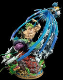 Figura Dragon Ball Broly vs Gogeta 23cm – Estátua Anime em PVC | Colecionável para Decoração e Presente