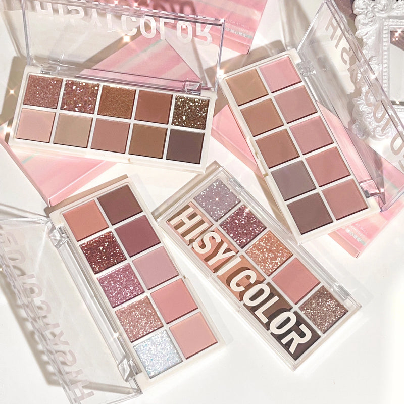 Paleta de Sombras 10 Cores Star Rejuvenation – Tons rosados e marrons com acabamento matte e perolado para makes delicadas e versáteis