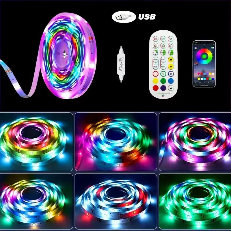 Luminária Inteligente Nuvem 35,43" – Efeitos de Trovão e Música, Ideal para Quarto, Jogos e Decoração Interna
