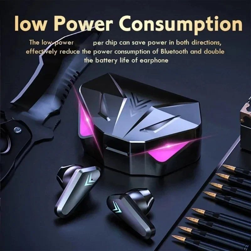 🎧 Fone de Ouvido X15 TWS Bluetooth – Sem Fio, Baixa Latência 65ms, Microfone Integrado, Ideal para Jogos e Esportes – Compatível com Xiaomi, iPhone e Android