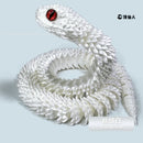 Cobra Articulada 3D Impressa – Brinquedo Sensorial Realista com Juntas Móveis, Modelo de Simulação Animal para Crianças e Adultos