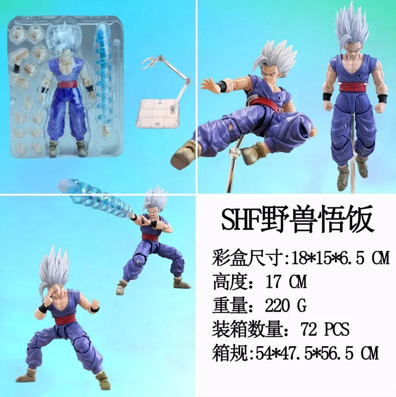Dragon Ball Super SHF S.H.Figuarts Son Goku Kakarotto – Figura de Ação Móvel, Estilo Simples, Modelo Heróico