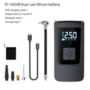 Bomba de Ar Portátil Elétrica – Infle Pneus em Segundos! Alta Pressão com Barômetro para Carro, Moto, Bike e Muito Mais