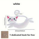 Porta-Toalhas de Banheiro Fofo em Forma de Gato – Suporte para Toalhas Infantil/Decorativo