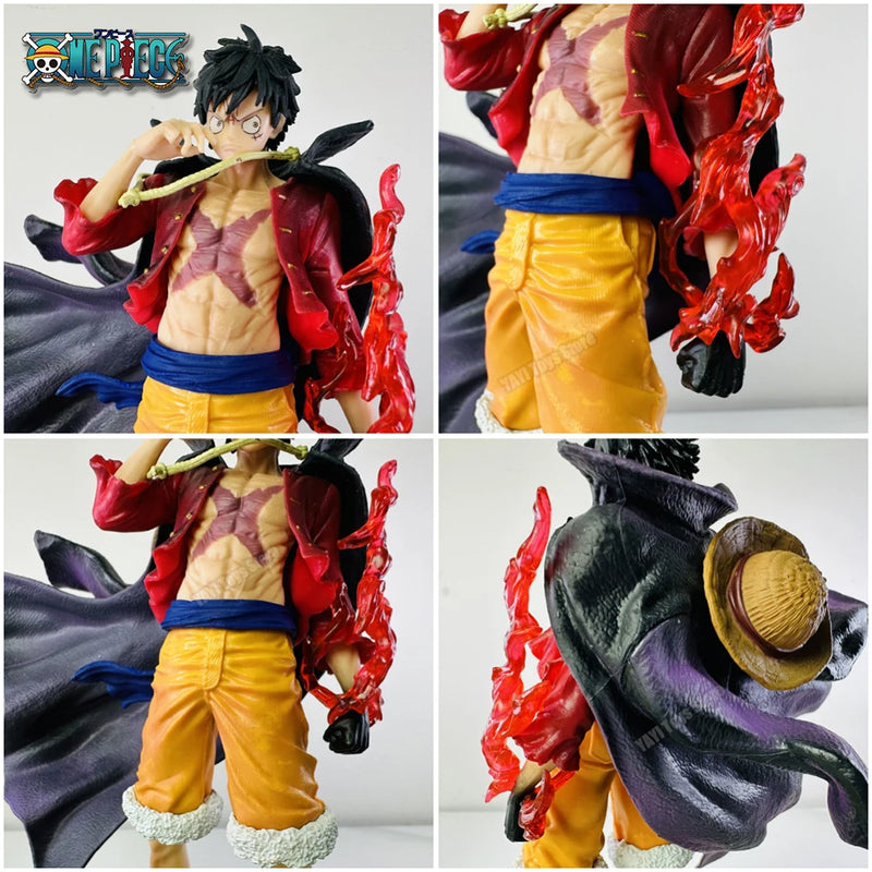 One Piece Luffy Sun God Nika 17cm – Action Figure PVC Colecionável Anime Toy para Fãs e Crianças