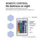 Painel LED Hexagonal Touch – Kit 3/6pcs | Luminária Modular de Parede Sensível ao Toque, Luz Noturna Decorativa