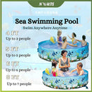 Piscina Dobrável PVC Nuwani – Sem Inflável | Ideal para Crianças, Adultos e Pets | Uso Externo ou Interno