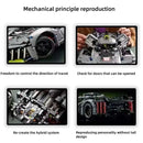 Blocos de Montar Carro Técnico 1700 Peças 42156 – Super Carro de Corrida Híbrido Hypercar Modelo Compatível, Brinquedo Educativo para Crianças e Adultos