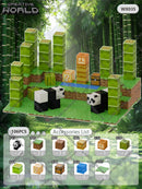 Kit de Blocos Magnéticos Estilo Pixel – Mundo Mine para Crianças 3+ | Brinquedo Educativo STEM com Cubos e Base de Montar