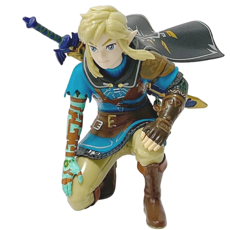 Estátua Zelda Link 12cm – The Legend of Zelda Tears of the Kingdom | Action Figure Colecionável PVC