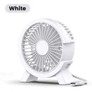 Ventilador USB Elough Portátil e Silencioso – Mini Ventilador de Mesa para Casa, Escritório ou Camping