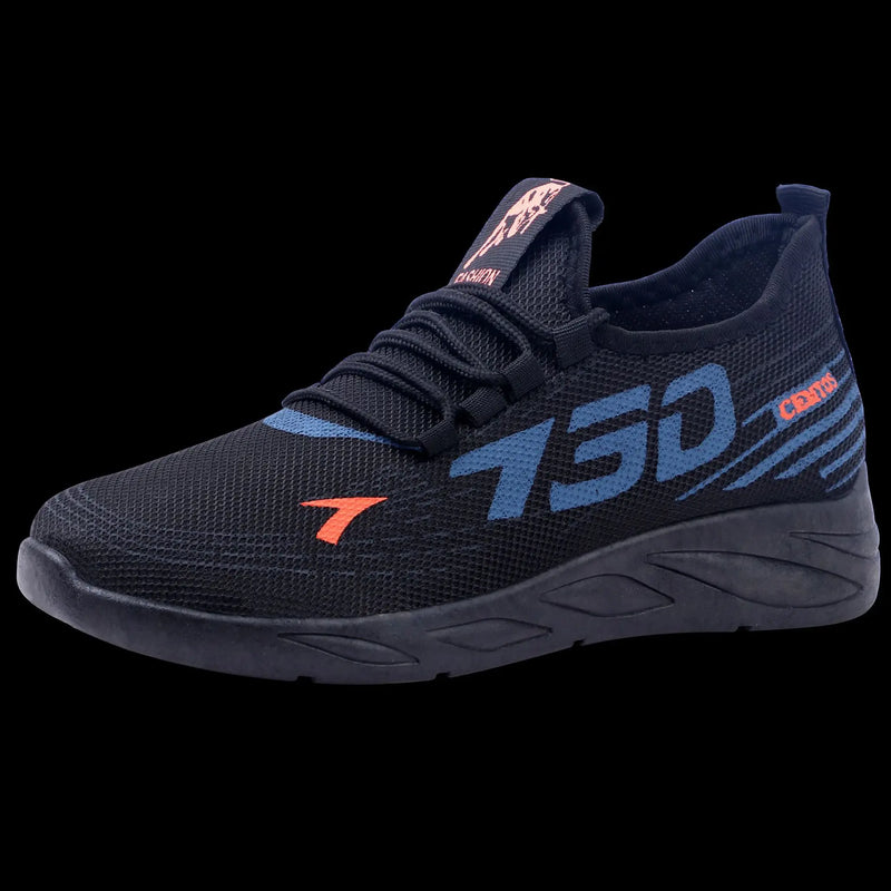 Tênis Masculino Casual Esportivo – Leve, Confortável e Respirável para Corrida, Caminhada e Uso no Verão