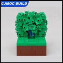 227 Peças Blocos de Montar MOC Homer no Arbusto – Kit de Construção Criativo Tecnológico para Presentes de Natal, Aniversário e Hobby Adulto