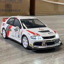 Miniatura 1:32 Mitsubishi Lancer Evolution JDM – Versão Combustível, Modelo de Liga Diecast com Luz e Som, Brinquedo, Enfeite para Computador e Presente