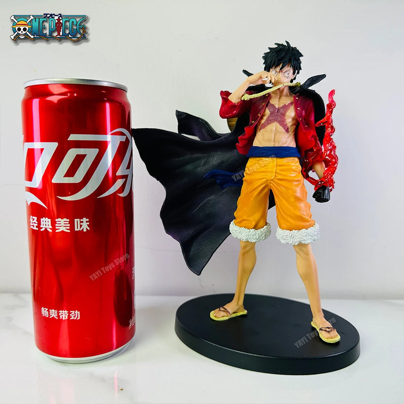 One Piece Luffy Sun God Nika 17cm – Action Figure PVC Colecionável Anime Toy para Fãs e Crianças