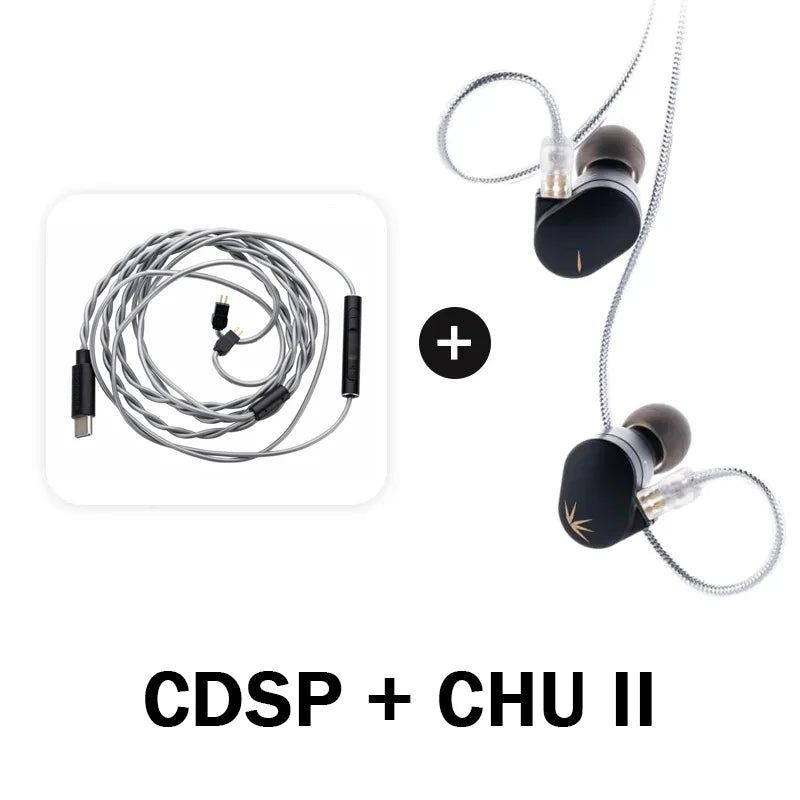 MOONDROP CHU II – Fones In-Ear de Alta Performance com Cabo Removível e Driver Dinâmico Profissional