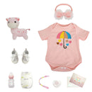 Boneca Reborn Realista 48cm – Olhos Azuis, Corpo de Silicone que Pode Ir ao Banho | Envio Rápido do Brasil