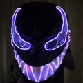 Máscara Venom LED Luminosa – Cosplay Super-Herói para Halloween e Festa